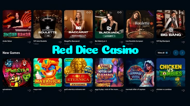 available types of Red Dice Casino bet including pre-match live express and system bets